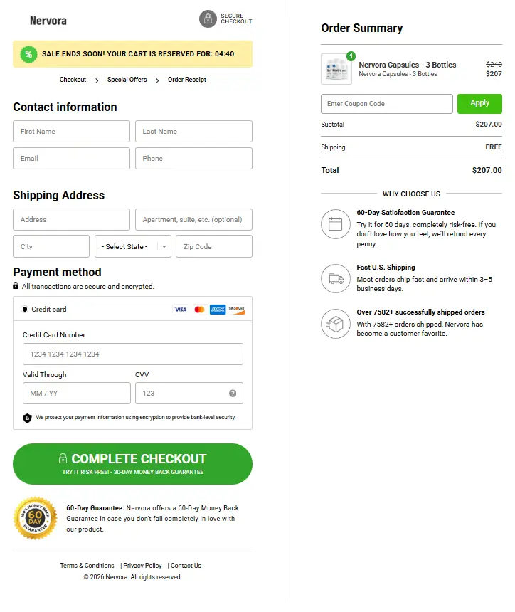 MetaboSlim Secure Checkout